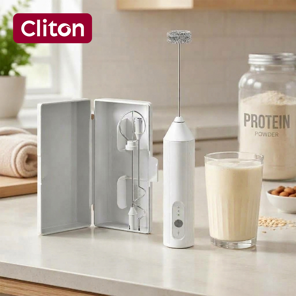 Electric Milk Frother Handheld - Frullatore elettrico portatile multifunzione per montare