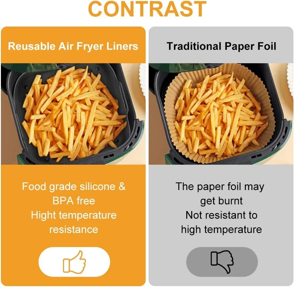 Pentola in silicone per friggi - Air Fryer Silicone Pot Liner recensione e prezzo