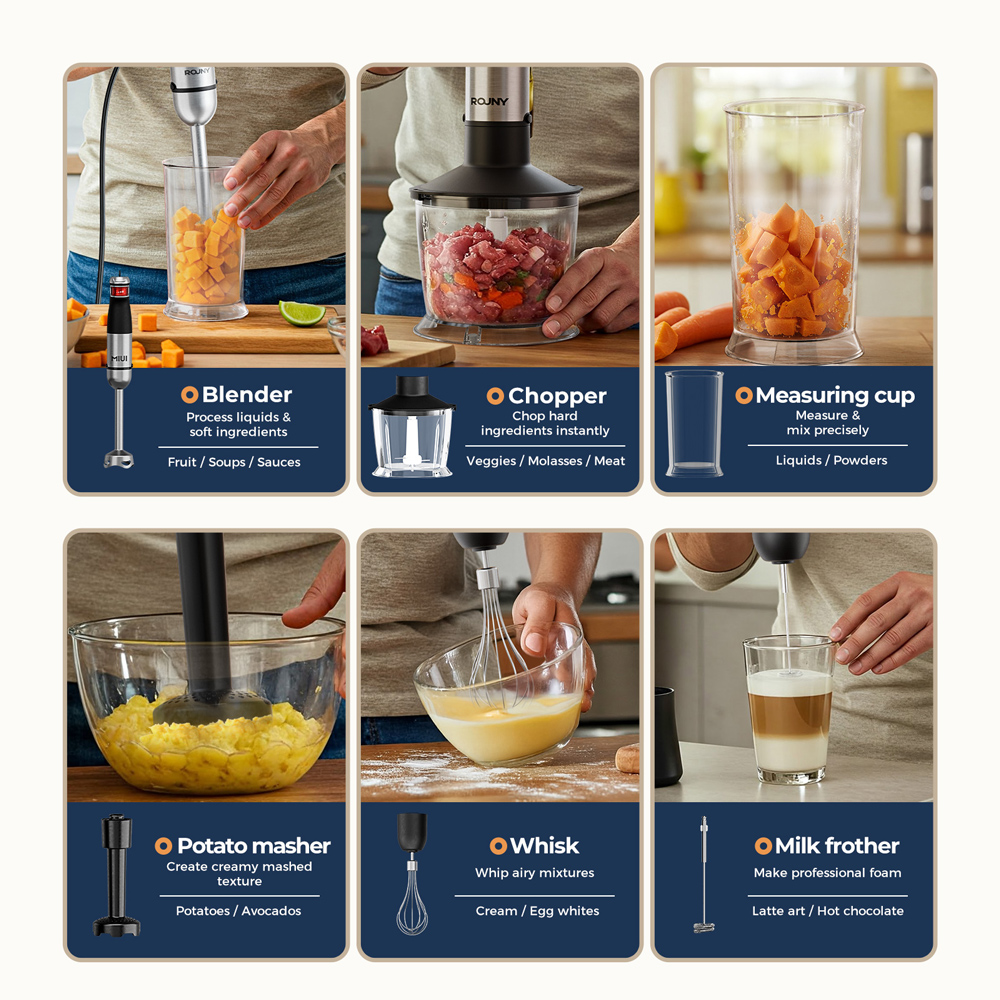 Frullatore a Immersione Elettr - Immersion Hand Blender Set recensione e prezzo